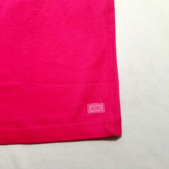 Armani Exchange Men's Slim T-shirt V-neck Pima Cotton Tee A|X Logo (T) NWT - Picture 4 of 4